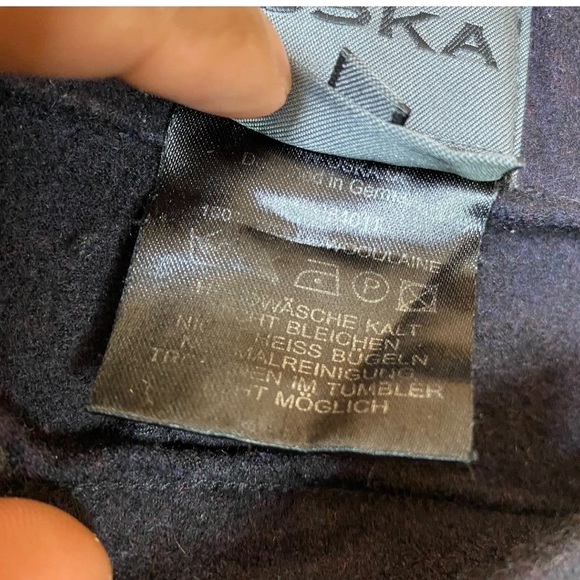 OSKA Wool Trousers Black - Size 1 W30 L28 - Picture 3 of 9